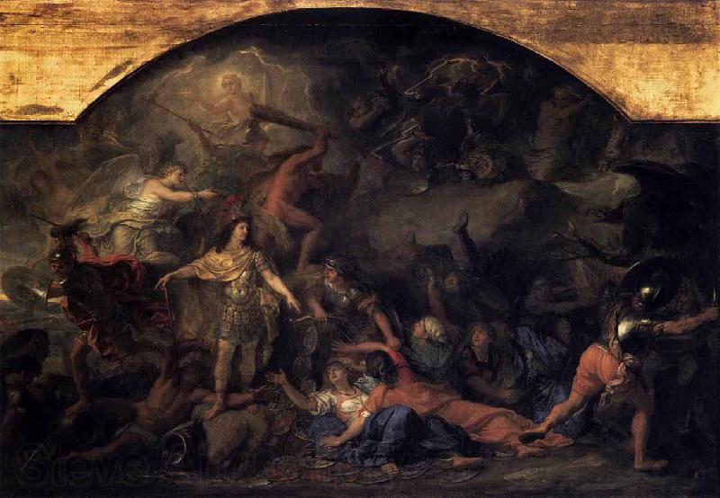 Charles le Brun The Conquest of Franche Comte Spain oil painting art